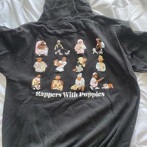 rappers w puppies sweatshirt